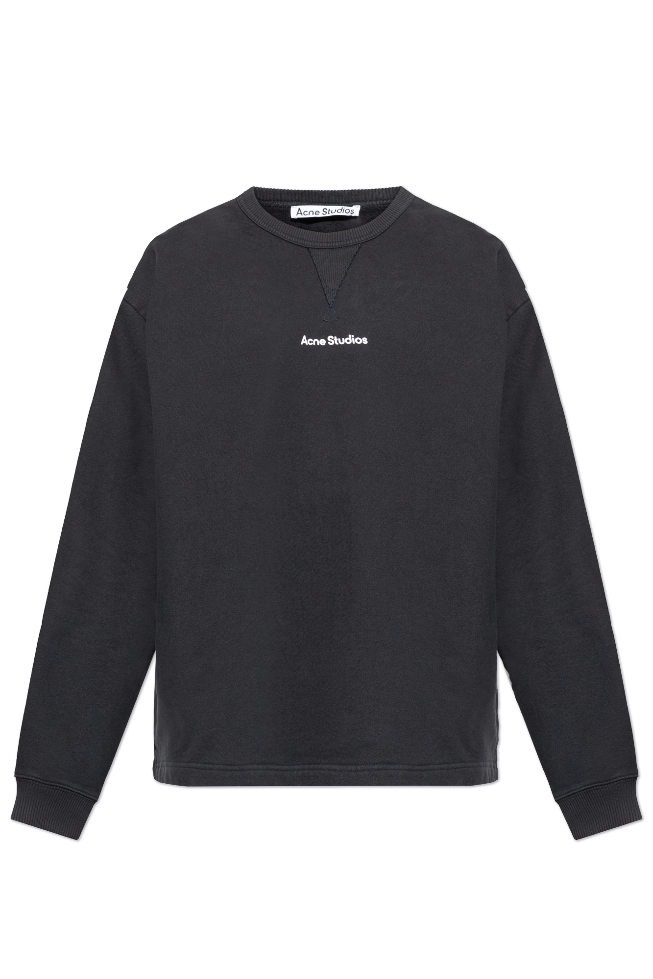 ★Acne Studios★ Logo Sweatshirt Black CI0169900 Acne Studios - Logo hooded sweater - Black